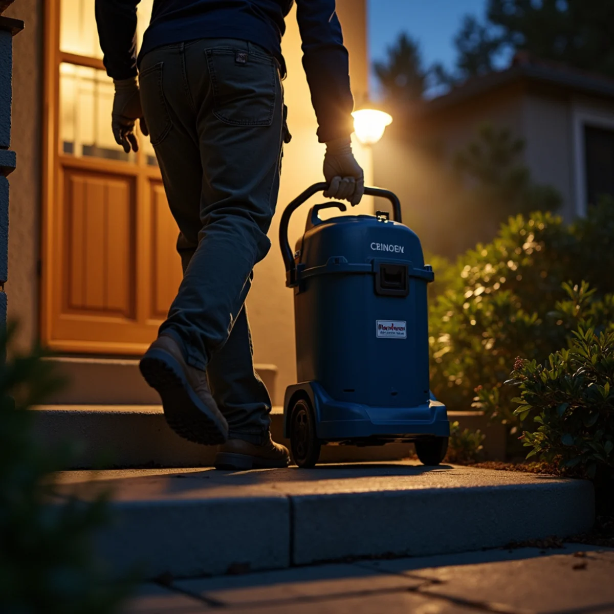 24/7 Emergency Water Removal crew at work in a Rocklin, CA home