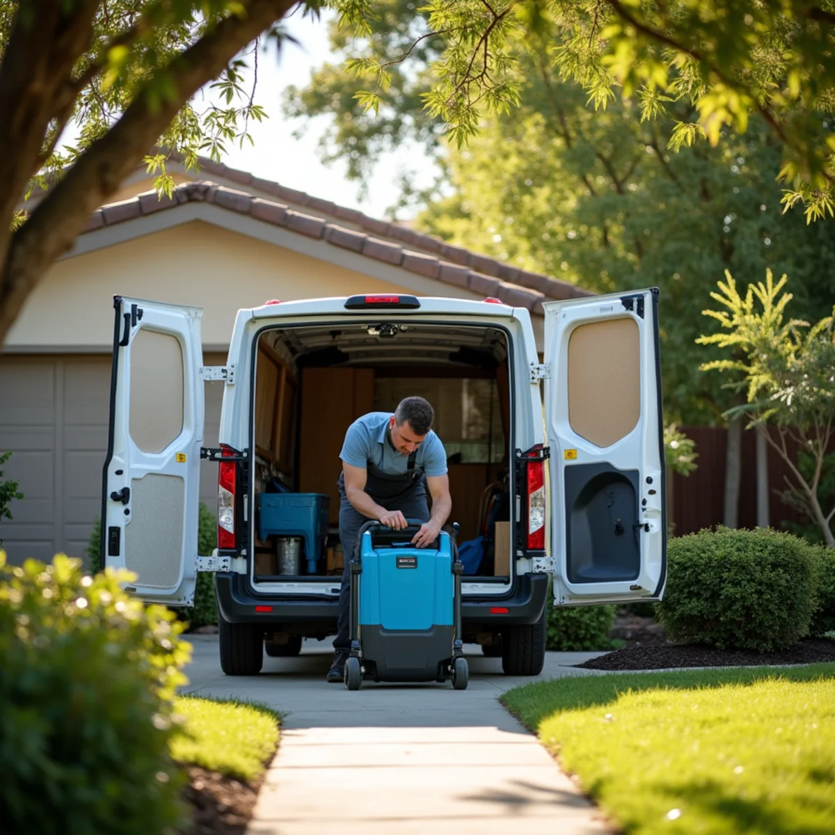 Water damage restoration in Twin Oaks Area, Rocklin