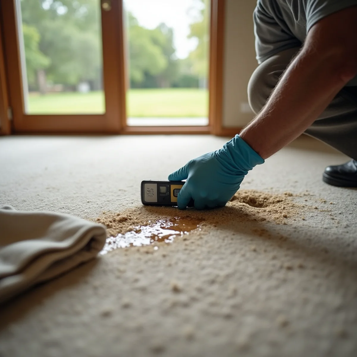 Water damage restoration in a Carmichael home
