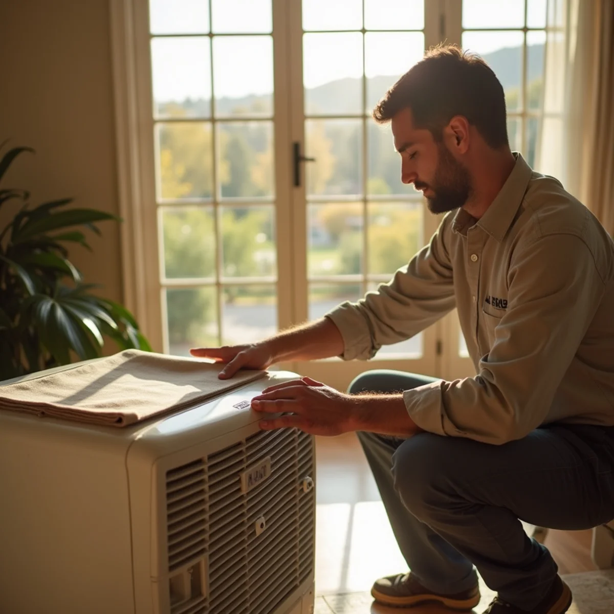 Water damage restoration in a El Dorado Hills home