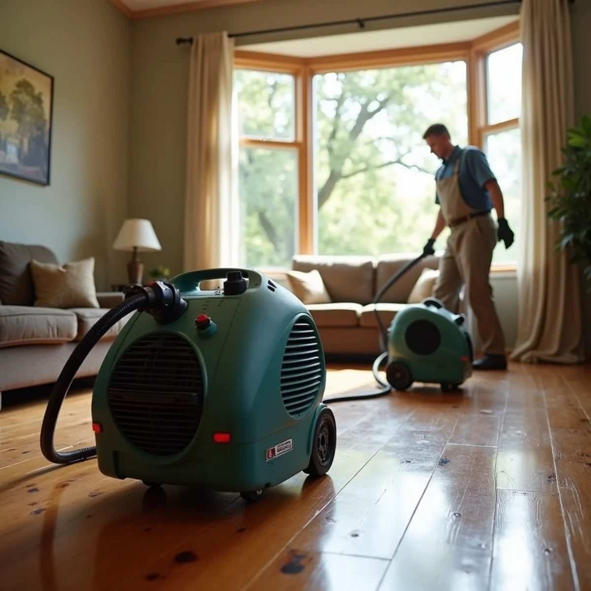 Water damage restoration in a Fair Oaks home