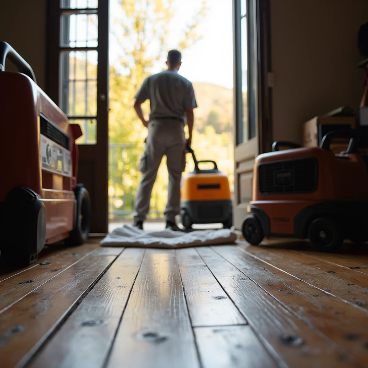 Water damage restoration in a Newcastle home