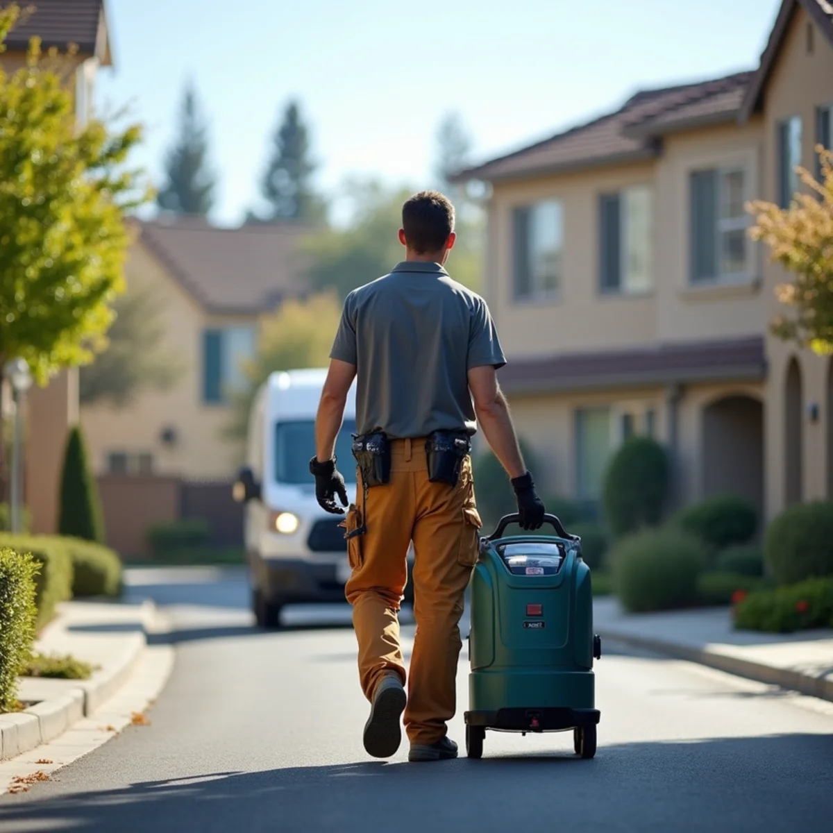 Water damage restoration in Westpark, Roseville